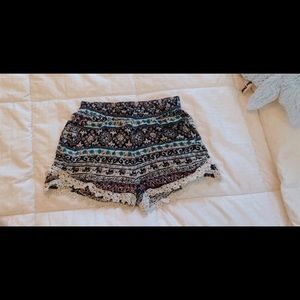 Charlotte Russe flowy shorts